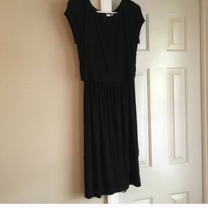 Black maternity/nursing dress